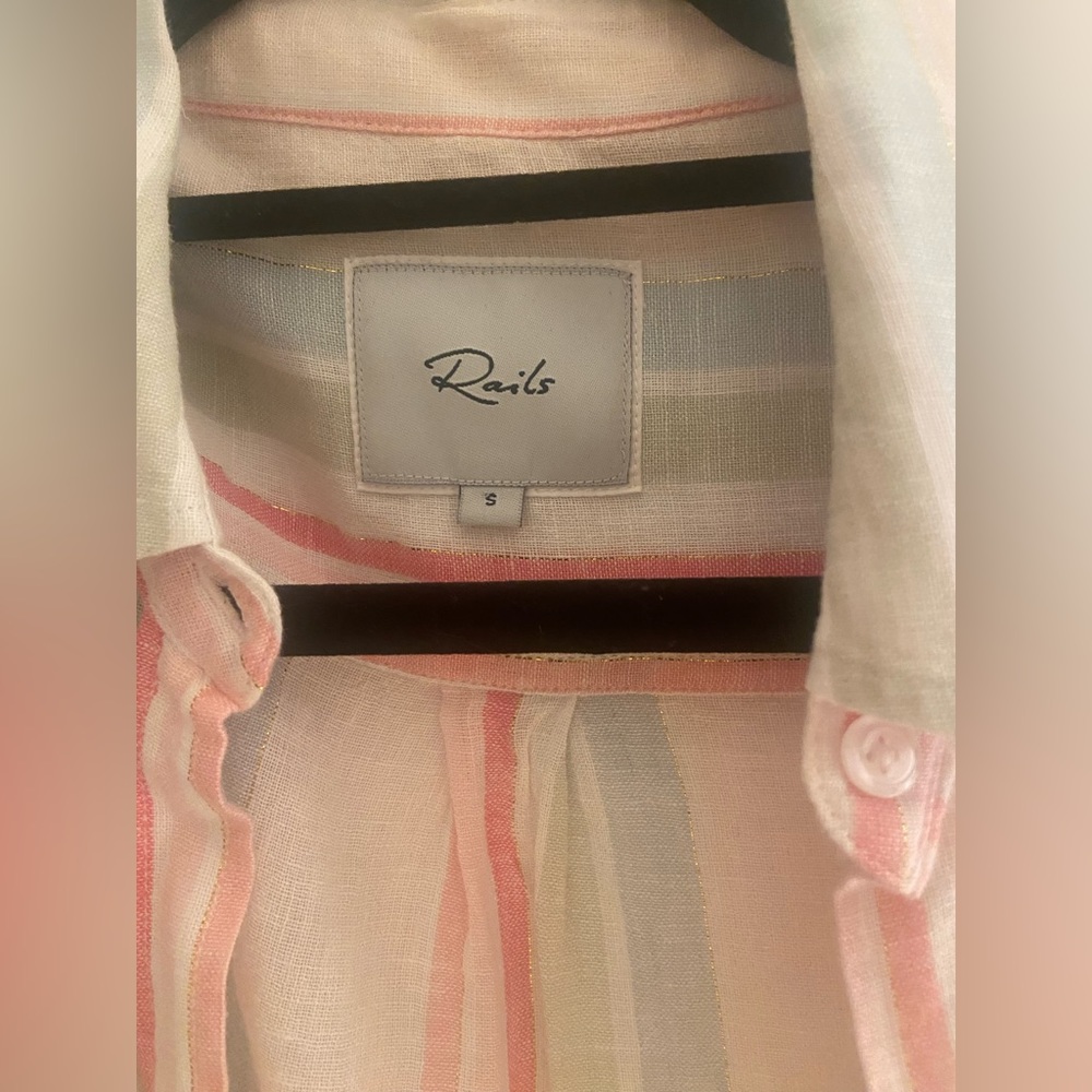 Rails Button Down Size Small - image 2
